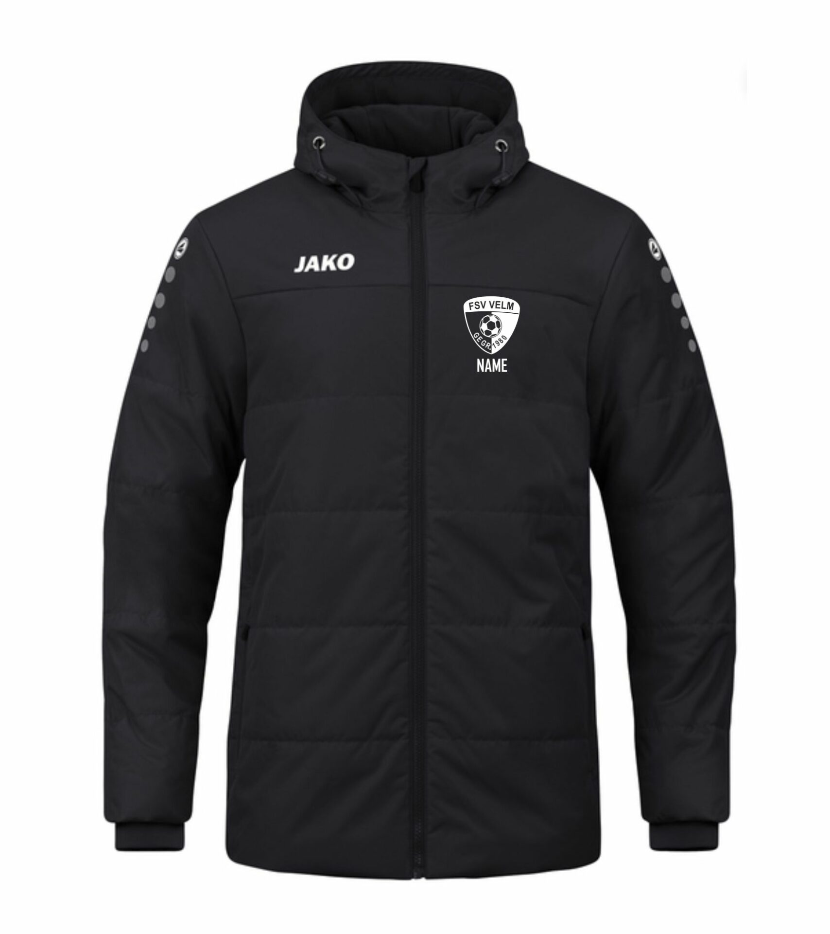 FSV Velm 20.1 - JAKO Winterjacke Team schwarz